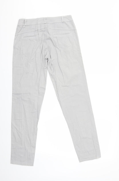 Womens UK Size 29 in Preworn Regular Fit  Grey Trousers