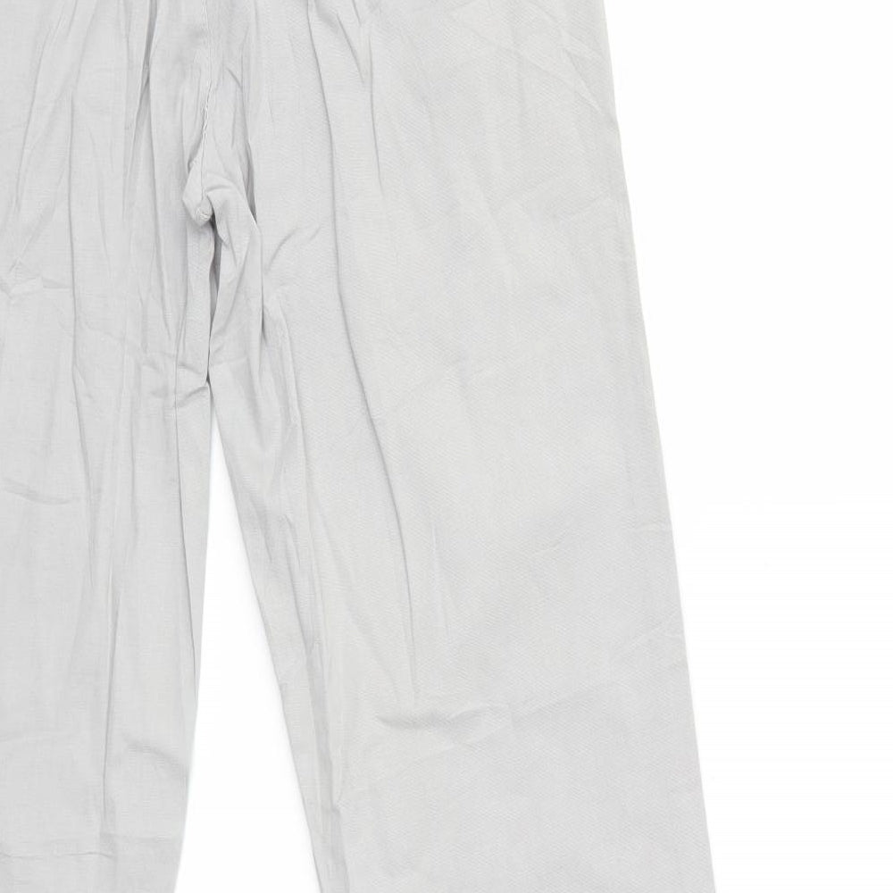 Womens UK Size 29 in Preworn Regular Fit  Grey Trousers