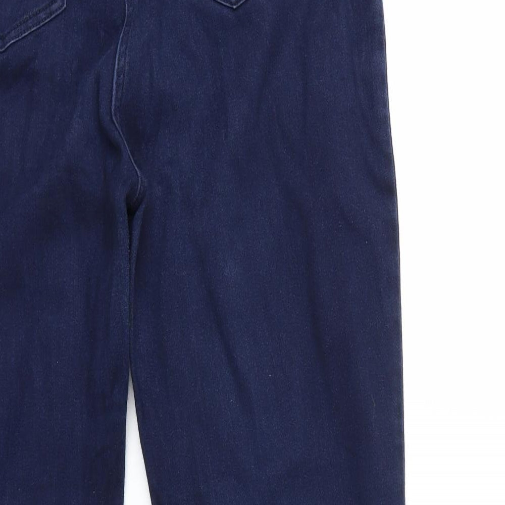 Per Una Womens Blue  Denim Straight Jeans Size 32 in L27 in