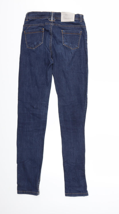 Womens UK Size 33 in Preworn Regular Fit Skinny Blue Jeans