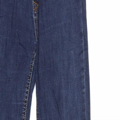 Womens UK Size 33 in Preworn Regular Fit Skinny Blue Jeans