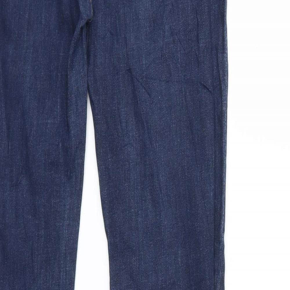 Womens UK Size 33 in Preworn Regular Fit Skinny Blue Jeans