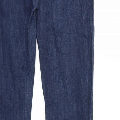 Womens UK Size 33 in Preworn Regular Fit Skinny Blue Jeans