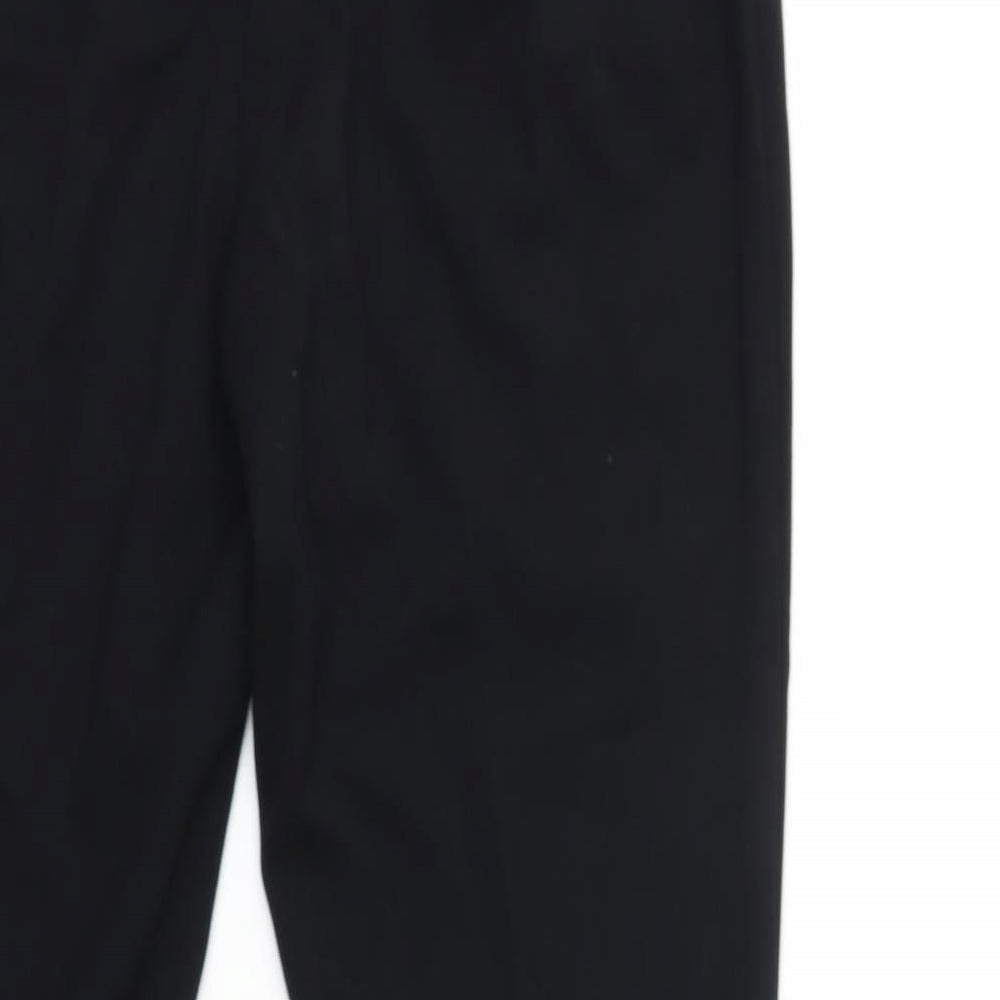 Womens UK Size 14 Marks and Spencer Regular Fit  Black Trousers