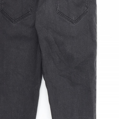 Preworn Girls Grey  Denim Skinny Jeans Size 11-12 Years