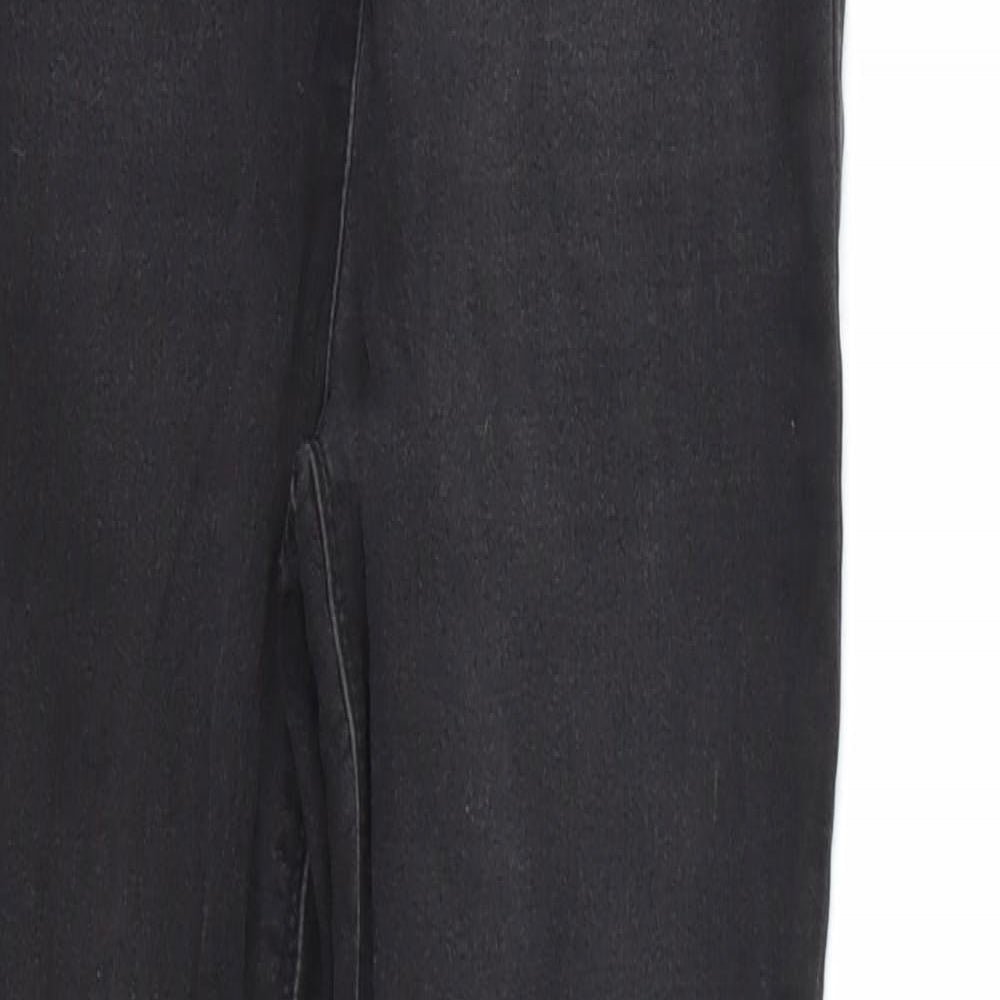 Matalan Womens Black  Denim Skinny Jeans Size 8 L28 in