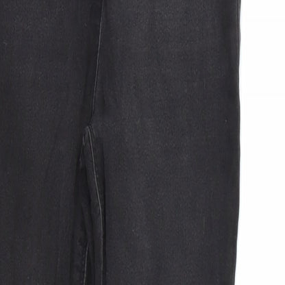 Matalan Womens Black  Denim Skinny Jeans Size 8 L28 in