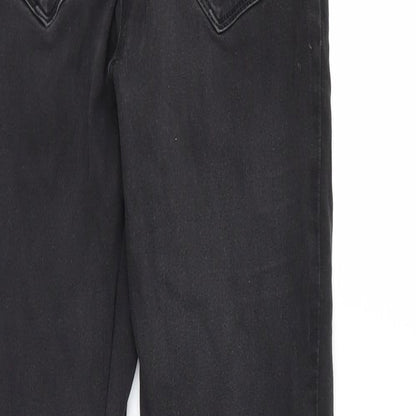 Matalan Womens Black  Denim Skinny Jeans Size 8 L28 in