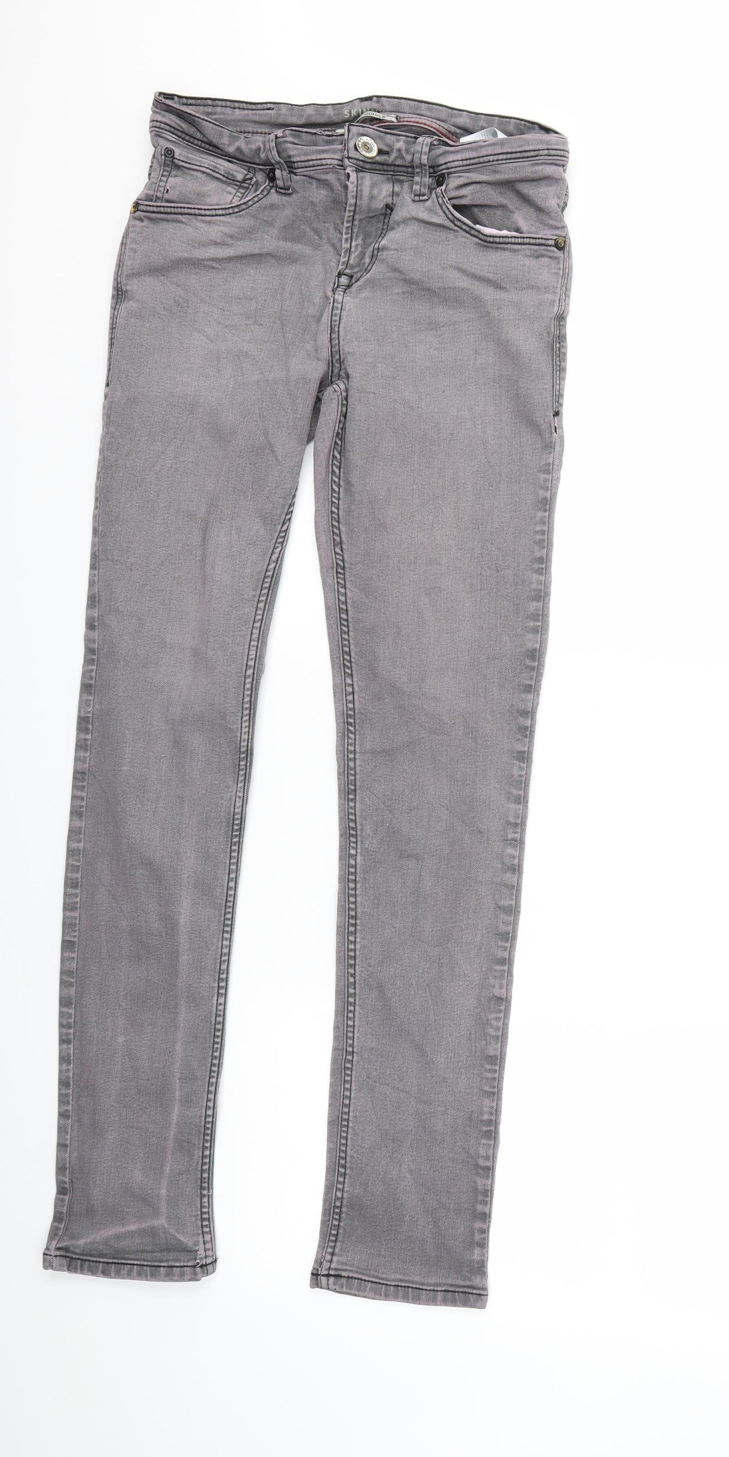 Mens UK Size 29 in TOM TAILOR Regular Fit Skinny Grey Jeans