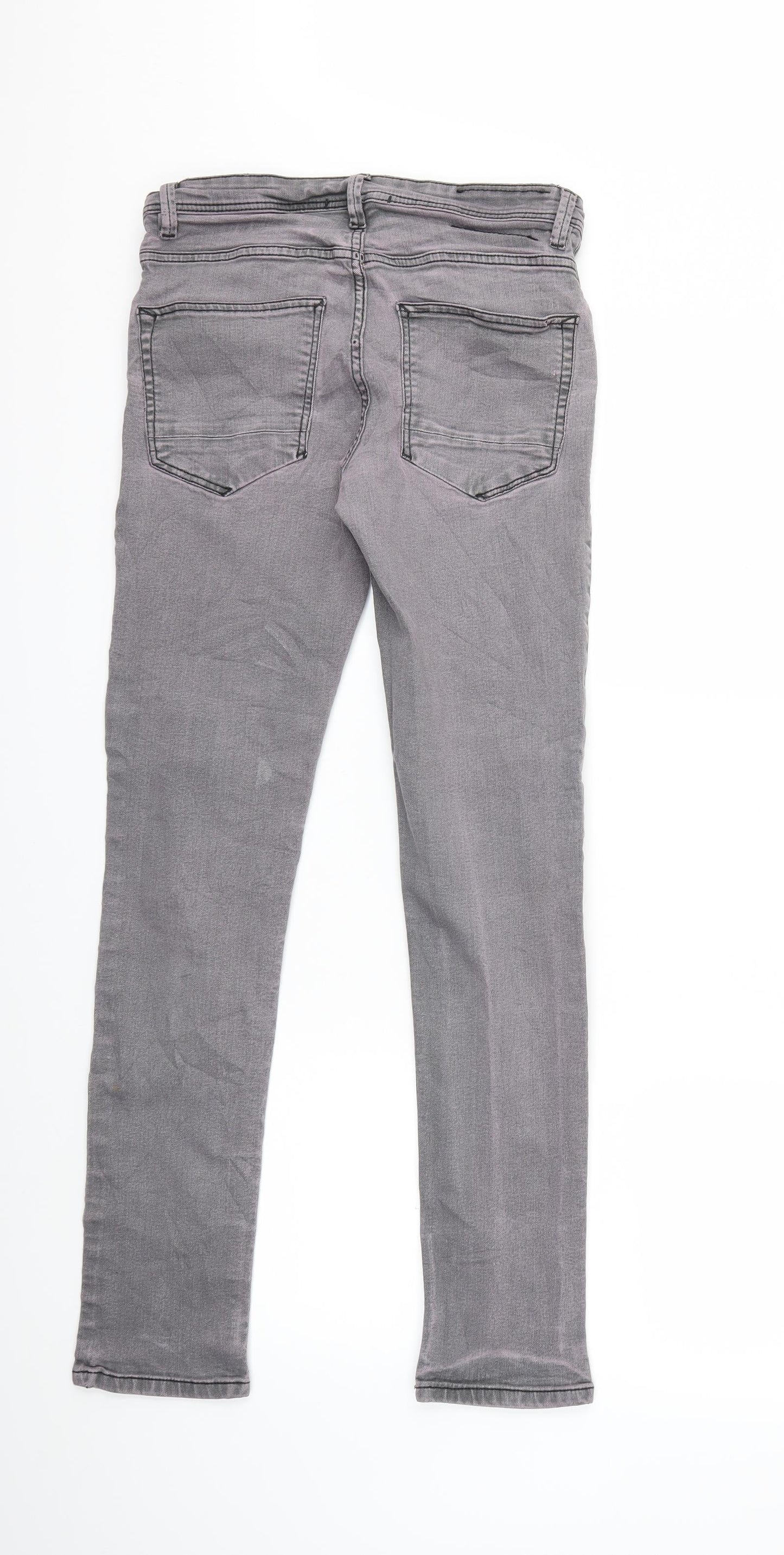 Mens UK Size 29 in TOM TAILOR Regular Fit Skinny Grey Jeans