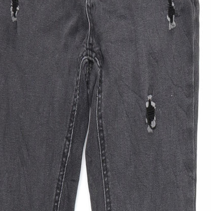 One Love Womens Grey  Denim Skinny Jeans Size M L27 in