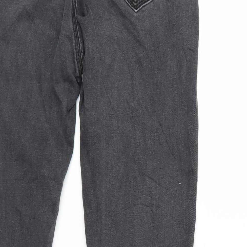 One Love Womens Grey  Denim Skinny Jeans Size M L27 in