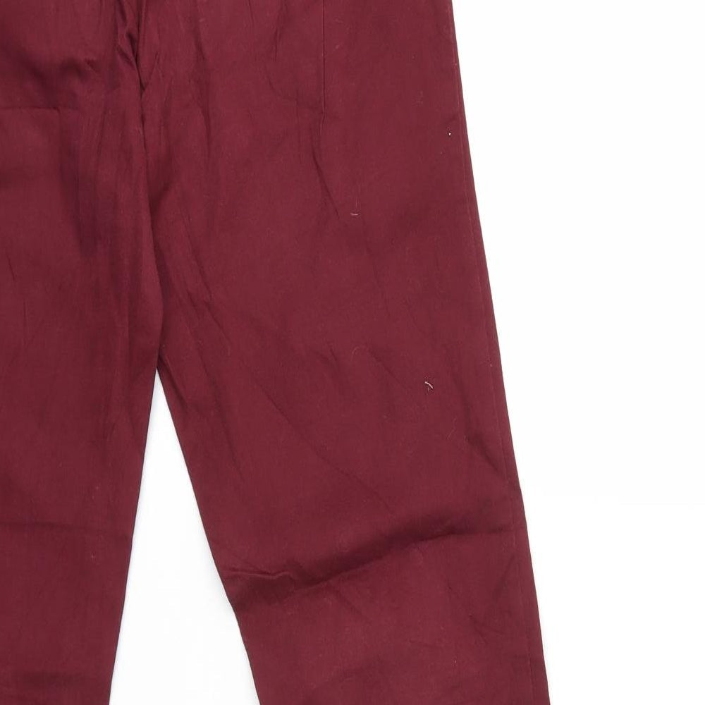 Womens UK Size 10 H&M Regular Fit Skinny Red Jeans