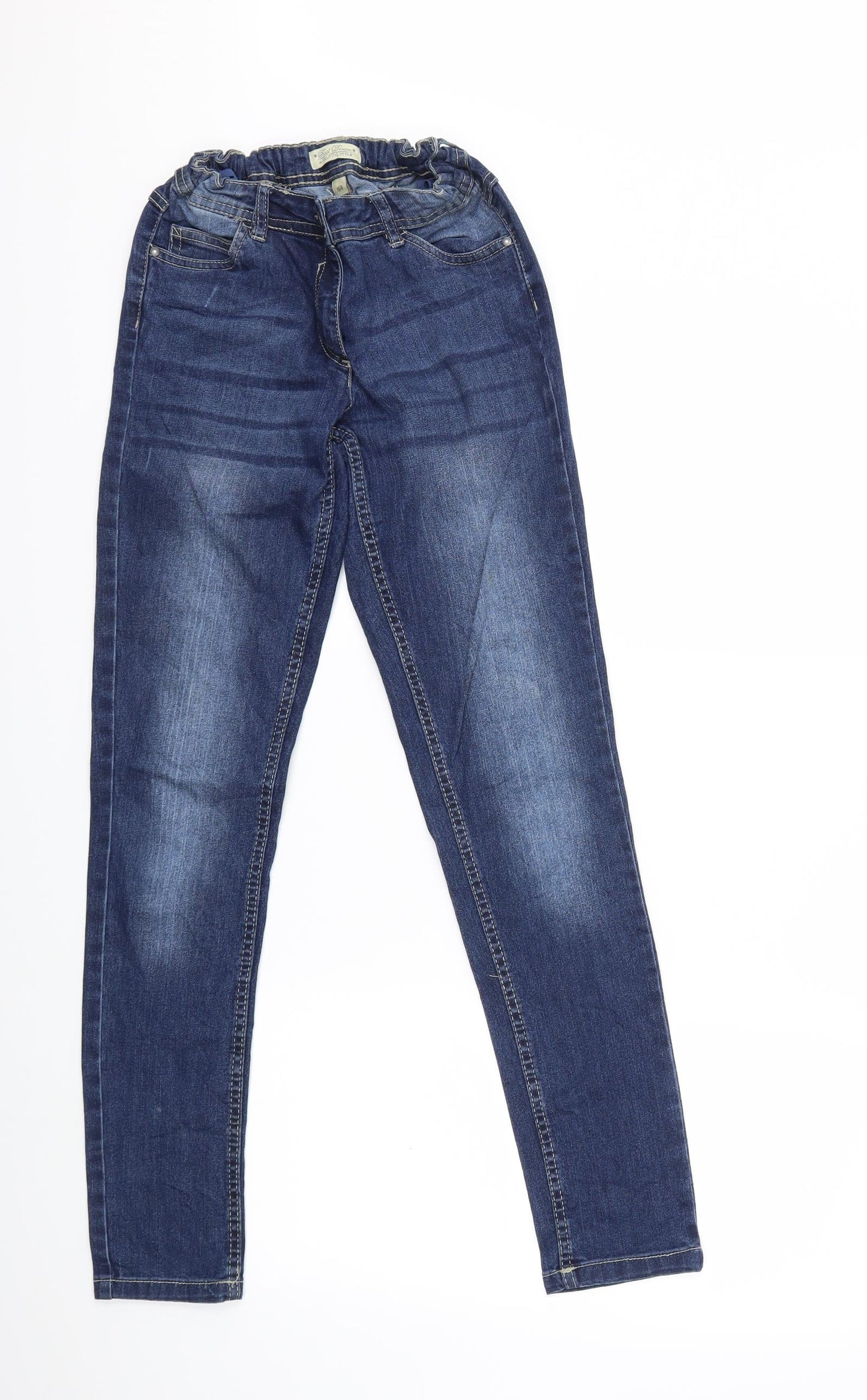 REAL DENIM Girls Blue  Denim Skinny Jeans Size 14 Years
