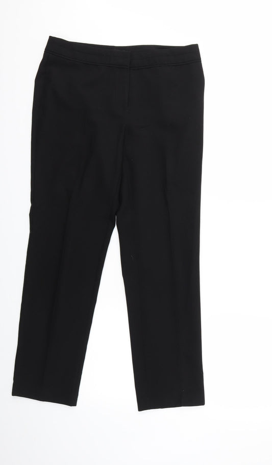 F&F Womens Black   Trousers  Size 10 L26 in