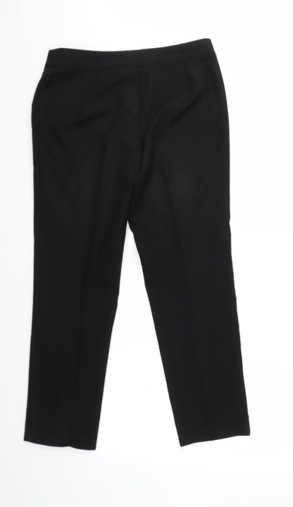 Womens UK Size 10 F&F Regular Fit  Black Trousers