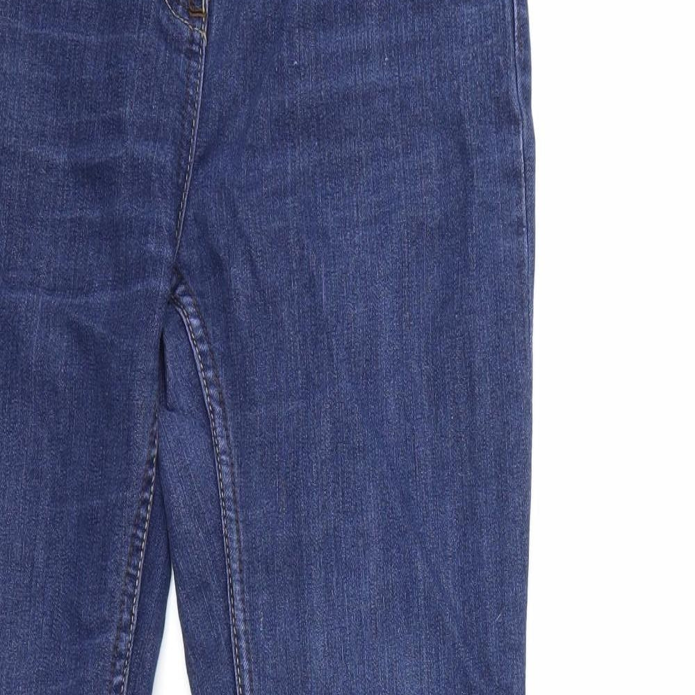 Denim & Co. Womens Blue  Denim Skinny Jeans Size 10 L30 in