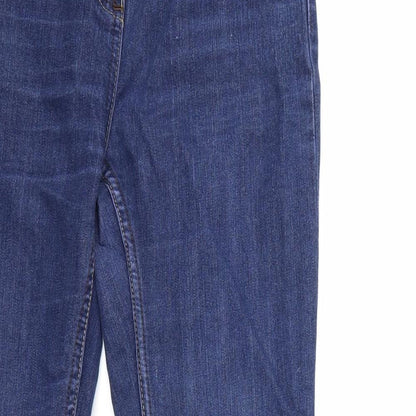 Denim & Co. Womens Blue  Denim Skinny Jeans Size 10 L30 in