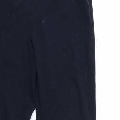 Womens UK Size 16 Marks and Spencer Regular Fit  Blue Trousers