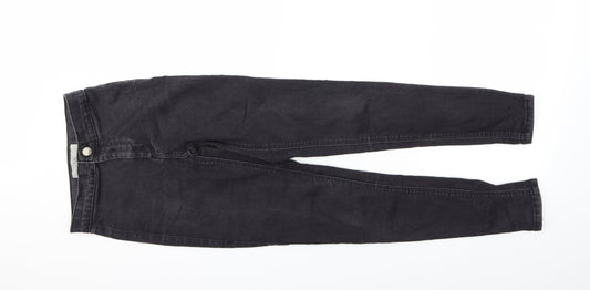 Topshop Womens Black  Denim Skinny Jeans Size 26 in L32 in