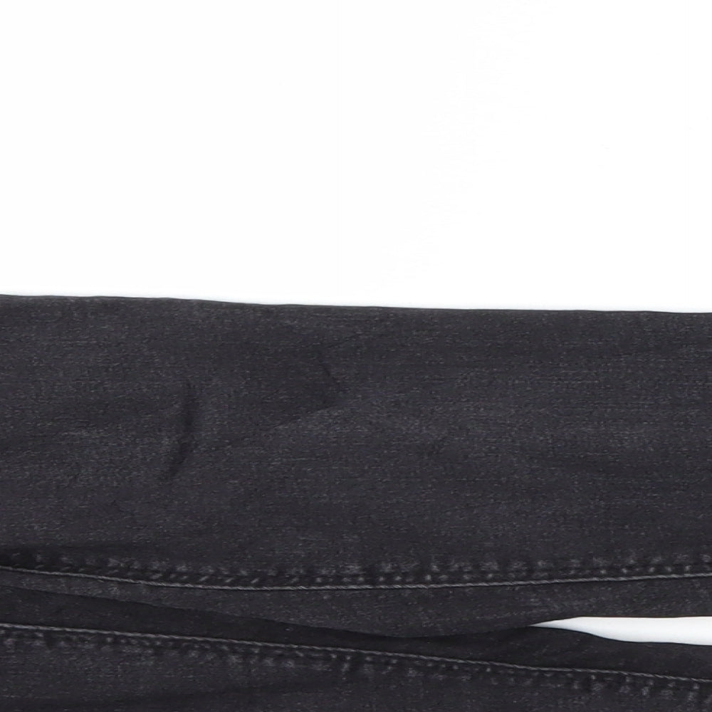 Topshop Womens Black  Denim Skinny Jeans Size 26 in L32 in
