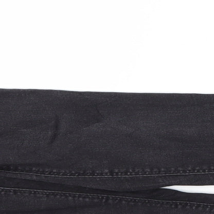 Topshop Womens Black  Denim Skinny Jeans Size 26 in L32 in