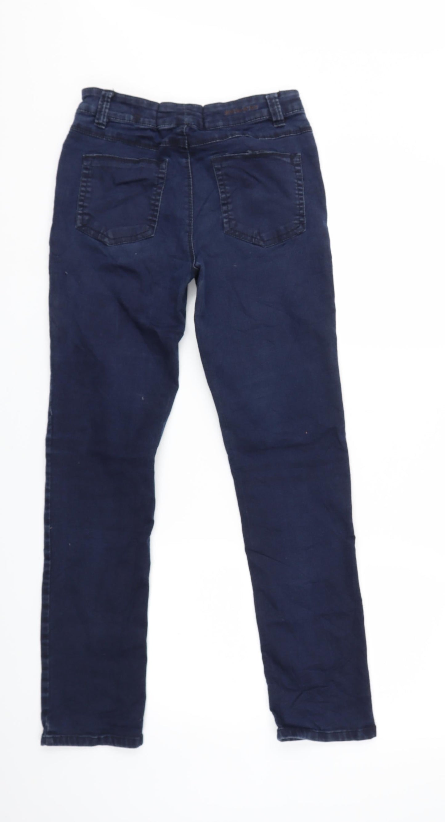 Womens UK Size 10 Preworn Regular Fit Skinny Blue Jeans