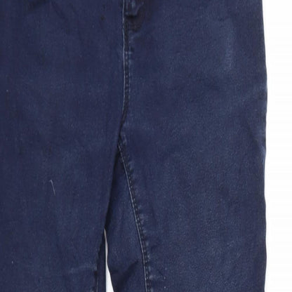 Womens UK Size 10 Preworn Regular Fit Skinny Blue Jeans