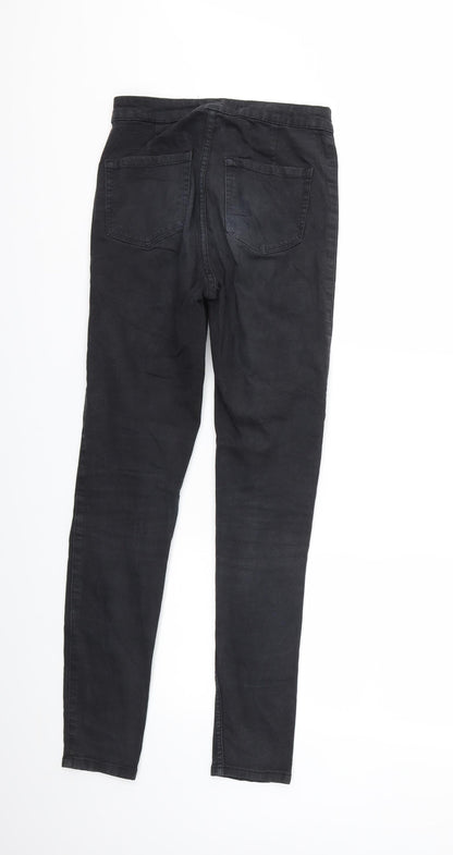 Womens UK Size S Sinsay Regular Fit Skinny Black Jeans