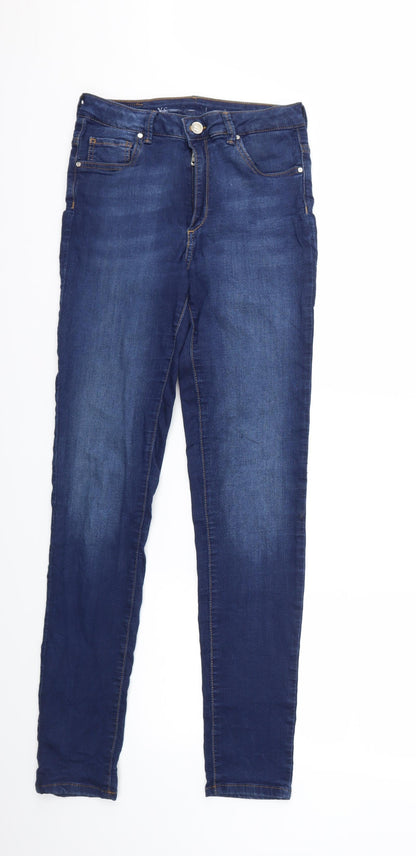 Never Denim Womens Blue  Denim Skinny Jeans Size XS L31 in