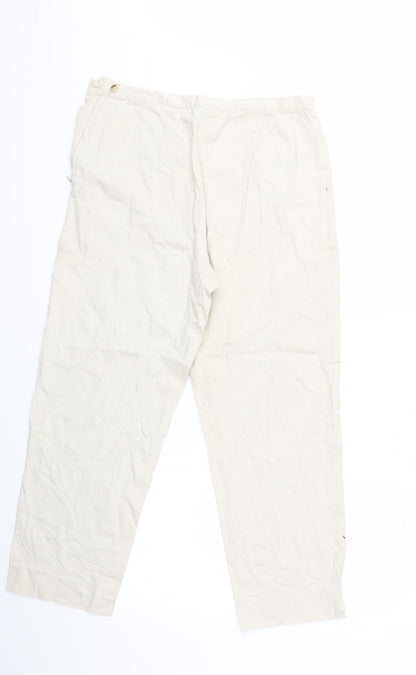 phillip chi Womens Beige   Cropped Trousers Size 10 L25 in