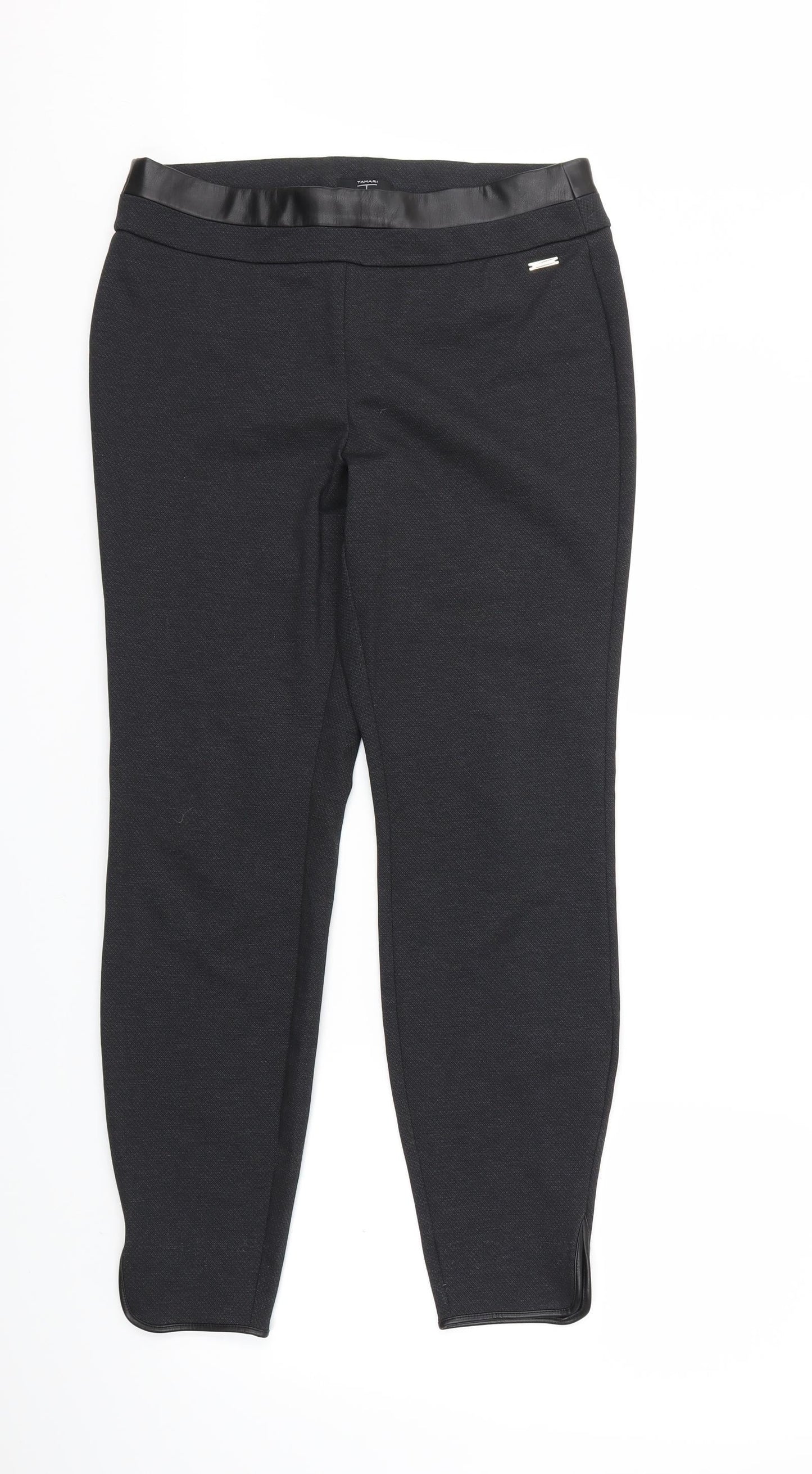 Tahari Womens Black   Trousers  Size M L28 in