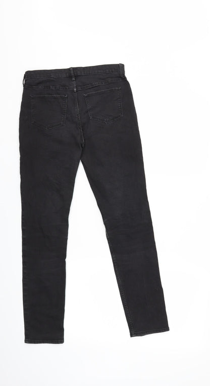 H&M Girls Black  Denim Skinny Jeans Size 12 Years