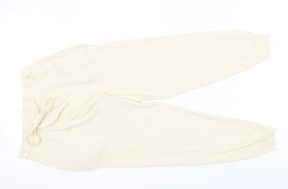 Womens UK Size S Boohoo Regular Fit Jogger Beige Trousers