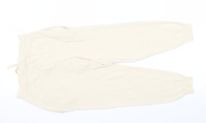 Womens UK Size S Boohoo Regular Fit Jogger Beige Trousers
