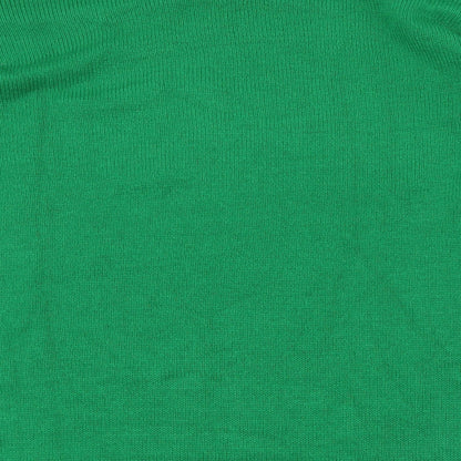 jdwilliams Womens Green   Pullover Jumper Size L  - button detail on arms