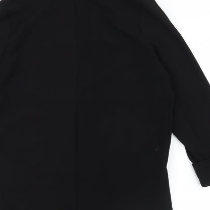 Primark Womens Black   Jacket  Size 10  - front pockets
