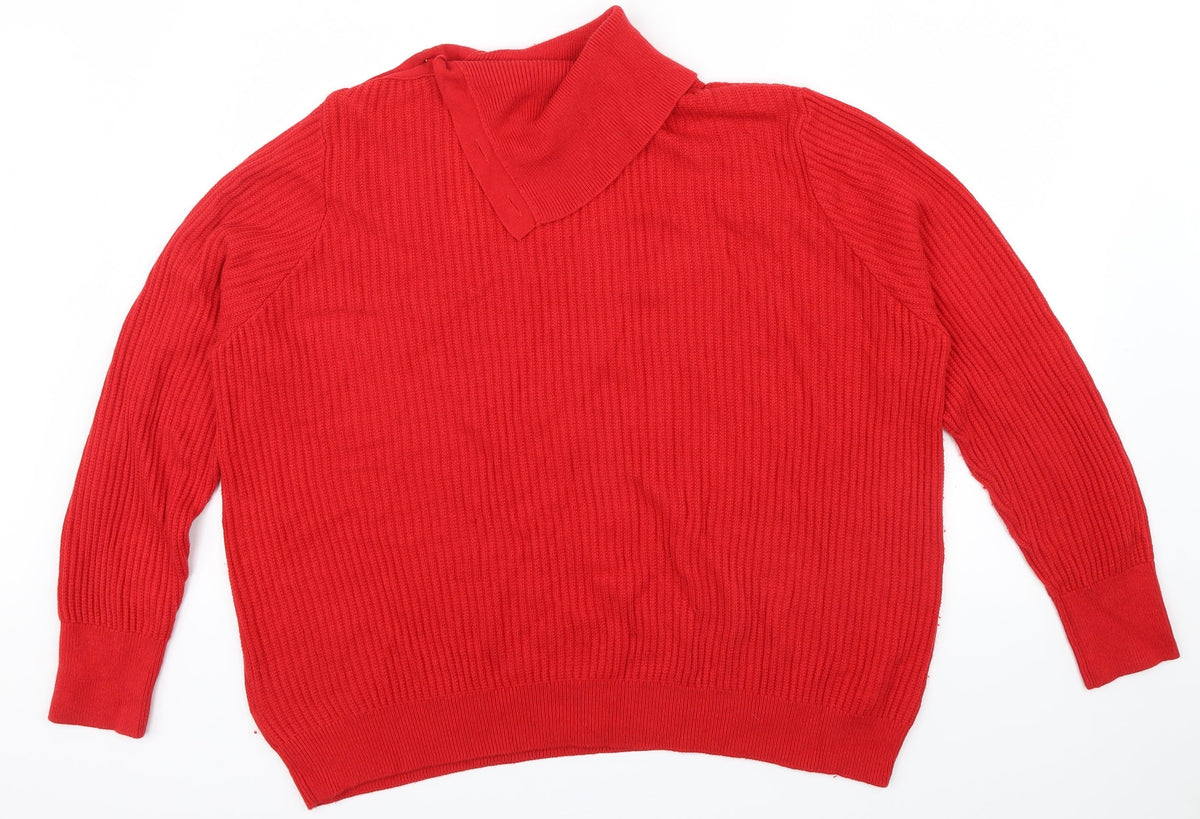 Marks & Spencer Womens Purple   Pullover Jumper Size 20