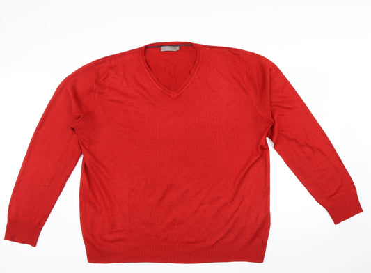 TU Mens Pink Houndstooth  Pullover Jumper Size L