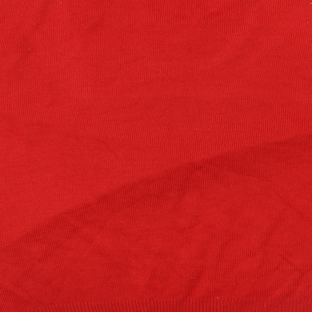 TU Mens Pink Houndstooth  Pullover Jumper Size L