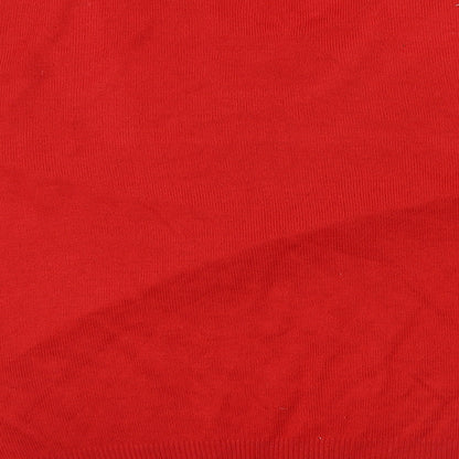 TU Mens Pink Houndstooth  Pullover Jumper Size L