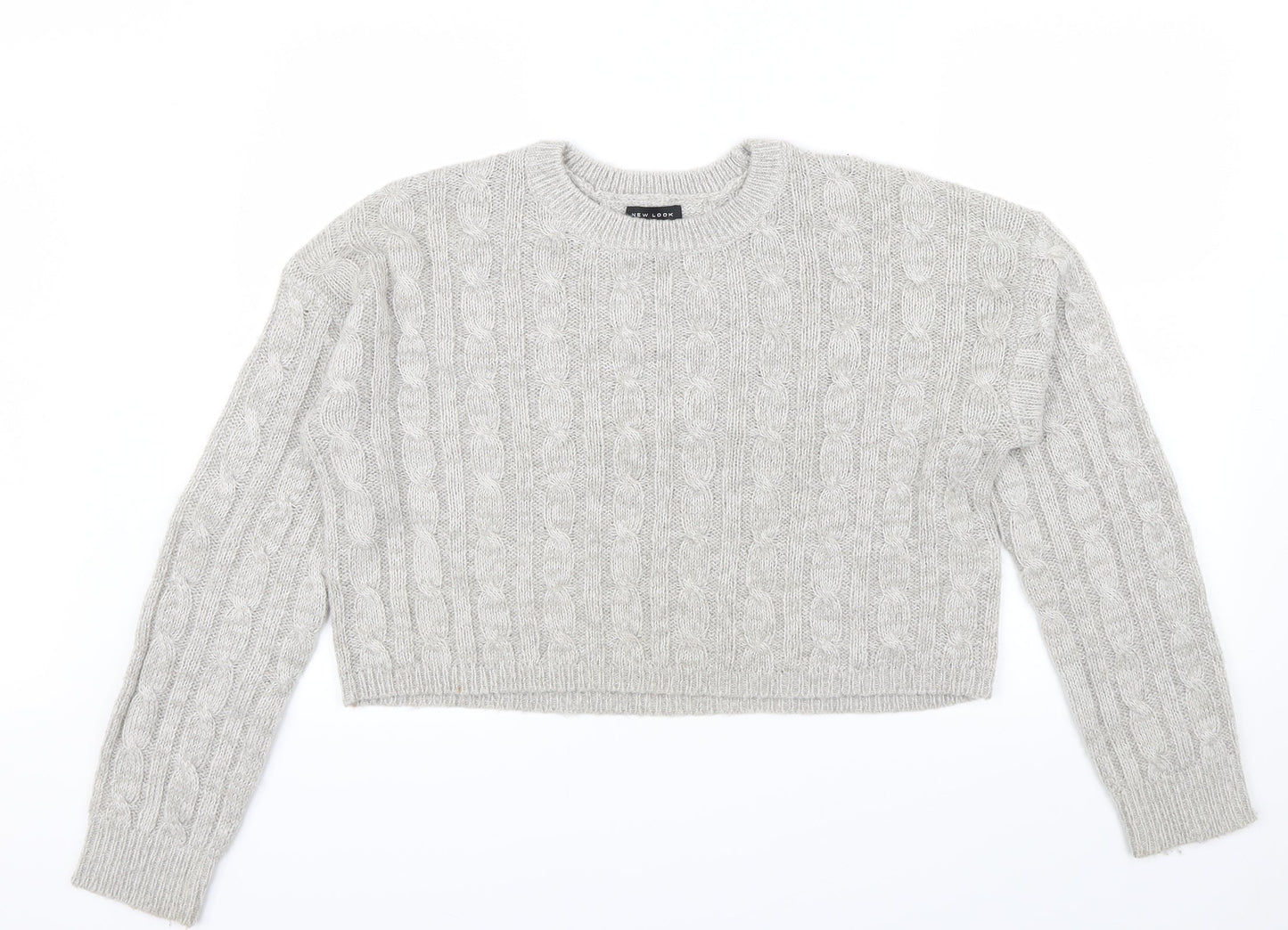 New Look Womens Grey   Pullover Jumper Size M
