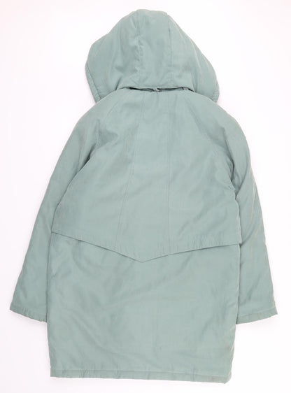 ASTRAKA SPORTLINE Womens Green   Overcoat Coat Size S