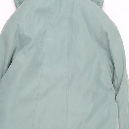 ASTRAKA SPORTLINE Womens Green   Overcoat Coat Size S