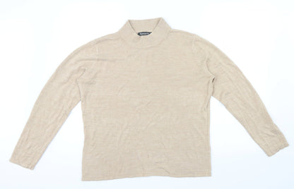 Bonmarché Womens Beige Pullover Jumper Size M
