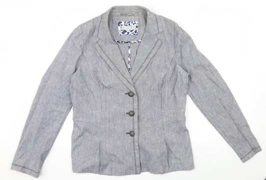 Womens UK Size 14 Per  Una Blue Jacket