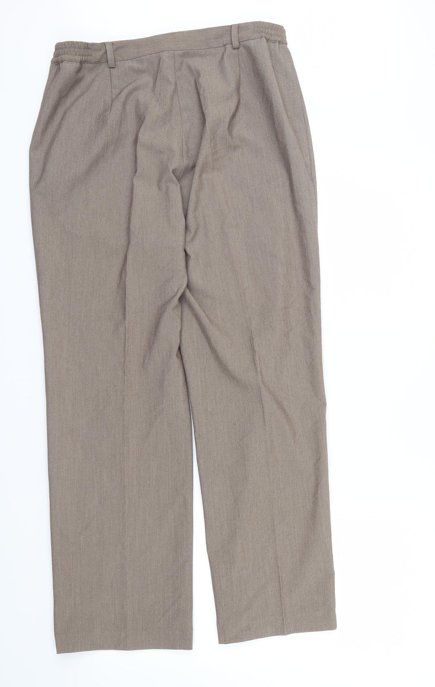 Oscar Womens Brown   Trousers  Size 10 L27 in