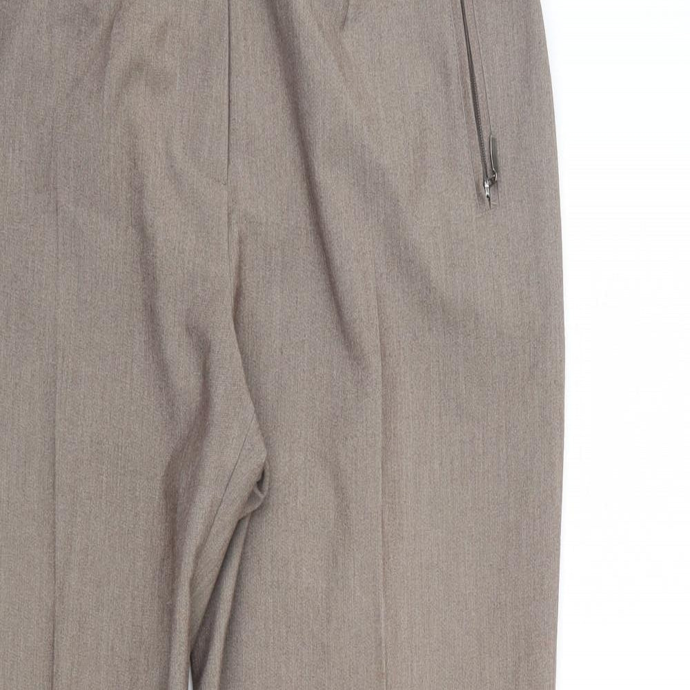Oscar Womens Brown   Trousers  Size 10 L27 in
