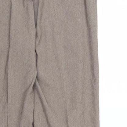 Oscar Womens Brown   Trousers  Size 10 L27 in