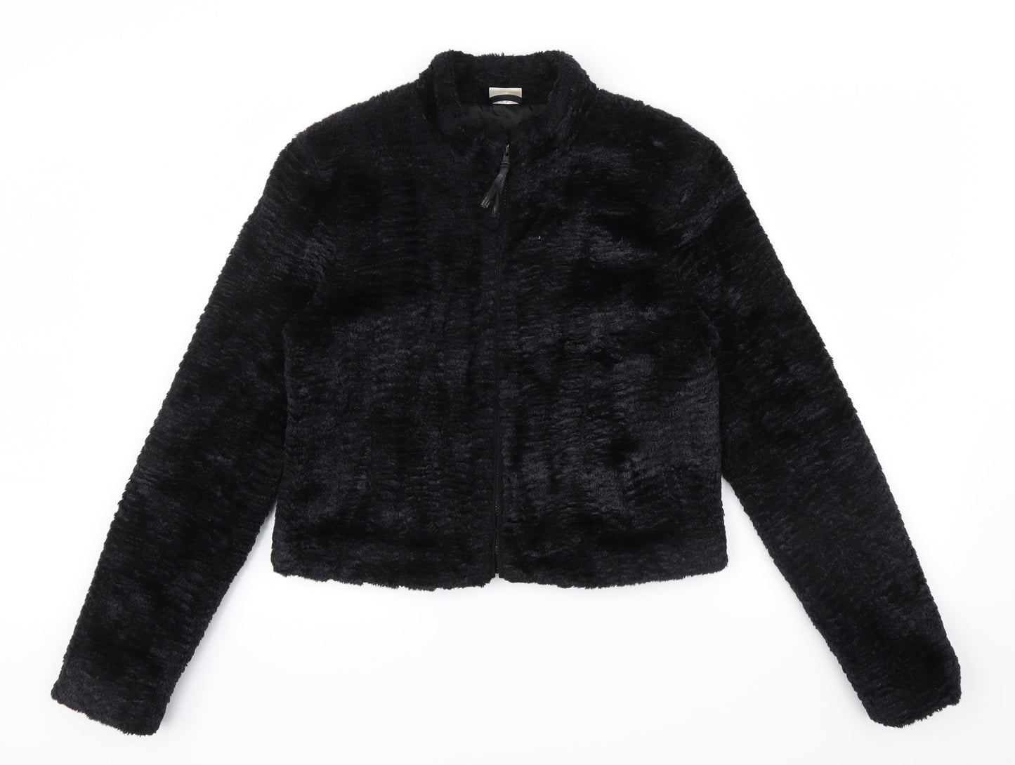 Tammy Girls Black Colourblock  Anorak Coat